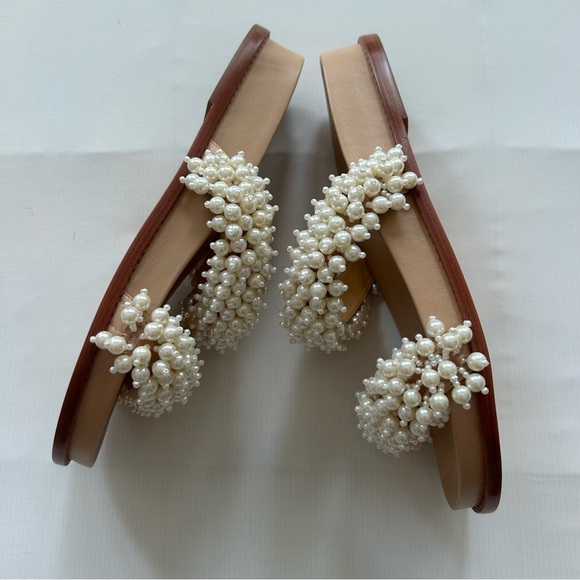 Alexandre Birman Women's Constanza Faux Pearl Sandals - Picture 7 of 11